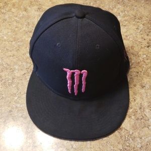 Monster flat brim hat